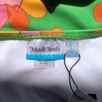 Modcloth  x Marisol Muro NIP Green Petals Cats Sara High-Waisted Bikini Bottom LG Photo 7