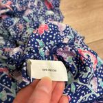 Poupette St. Barth  Women’s Clara Printed Mini Dress Tassel Viscose Size XS Photo 5