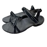 Teva  Womens Verra Shoes Sz 9‎ Gray & Black Strappy Sport Hiking Sandals Adventur Photo 3