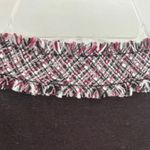 Evan Picone NWT Small Black Sweater Red White Fringe 3/4 Sleeve Career Work $79 Photo 3