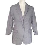 The Limited  Gray 3/4 Sleeve Single Button Blazer Jacket Career Work Office Sz S Photo 9