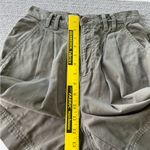 Vintage 90’s LizWear Petite Olive Green Pleated High Waist Cotton Shorts Sz 6P Photo 6