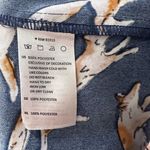 Cooper and Ella  Alice Button Front Blouse Fox Print Size Large Photo 5