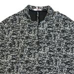 Philosophy  Textured Black and White Open Front Longline Duster, Jacket Women's M Photo 3