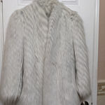 Faux Coat White Size L Photo 0