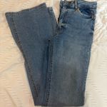 ZARA  Medium Wash Flared Jeans Photo 0