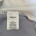 English Landing Blue White Stripe Top Sz Small High Low Flowy Photo 5