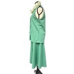 Vintage Fire Islander 60s/70s Mint Green Sleeveless Tunic Top Skirt Set w Scarf Size M Photo 1