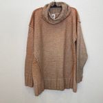 CAbi Striped Ombré Turtleneck Tunic Length Inside Out Sweater EUC Sz M Cotton Photo 10