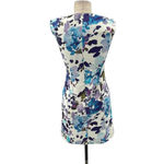Reiss Juna Dress Floral Watercolor Printed White Purple Blue Size US 4 Photo 8
