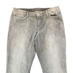 Michael Kors  size 8 jeans silver gray zipper pockets skinny Photo 1