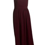 Lulus | Women's Magenta Flowy Maxi Lined Halter Air of Romance Dress Sz L Photo 2