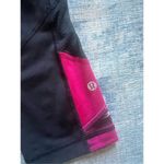 Lululemon  Black Berry Rumble Pace Rival Crop Athletic Leggings Size 8 Photo 3