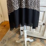 Enfocus Studio Vintage Leopard Print High Low Halter Dress Boho Indie Festival Y2K Party W6 Photo 7