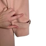 Halogen x Atlantic-Pacific 2 Wool Blend Pink Longline Pea Coat Blush Photo 7