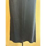 Made in Italy Dixie Denim Collection Extra Wide Leg Cotton Trousers Pants in Nig Blue Photo 4