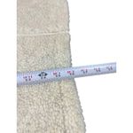 Denim & Co VTG 90s Y2K Faux Fur Collar Sherpa Fleece Zip Jacket M Ivory Coat Photo 6