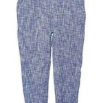 Rachel Comey Double Side Zip Double Button High Waisted Blue Knit Pants Size XS Photo 0