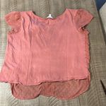 LC Lauren Conrad Lauren Conrad women’s top in Swiss dot dusty rose Photo 3