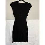 Aritzia  Wilfred Free cut out knit black mini dress Medium Photo 3