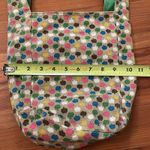 KAVU Canvas Tan Apple Print Shoulder Bag Tote 7x10x3 in Photo 3