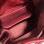 Coach VINTAGE Glove Tanned Red Leather Sling Backpack COMES WITH: COA 9992 Photo 8
