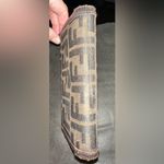 Fendi  Zucca Print Canvas Leather Trim‎ Bi Fold Wallet Brown Authentic Designer Photo 2