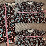Modcloth  Winning Them Over Short Sleeve Holiday Top Black Candy Cane 1X NWT Photo 9
