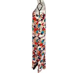 Joy Joy  floral‎ fringe top maxi dress small Photo 4