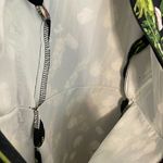 VICTORIA BECKHAM FOR TARGET English Floral Satin Dress Black Green Mini ALTERED Size M Photo 12