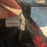 In Bloom by Jonquil xl nightgown fulll stretchy long adjustable strap velvet Black Photo 6