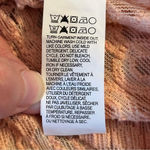 Lucky Brand  Womens M Blush Pink Crochet 3/4 Sleeves Boho Top Sheer Square Neck Photo 7