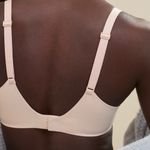 Aerie  SMOOTHEZ Full Coverage Lightly Lined Bra Pale Pink Size 38DDD Photo 2