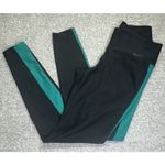Nike  POWER Womens Dri-Fit Training Poly Running Gym Leggings Black‎ Teal Small Photo 7