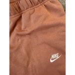 Nike  Sportswear Club Fleece Mid-Rise Joggers NWT Rose Gold/ White Medium Photo 3