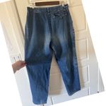 90s Vintage Brittania sz 16 Women Wide Barrell Balloon High Rise Dark Denim Jean Blue Photo 1