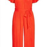 City Chic  shoulder tigerlily flutter detail jumpsuit ✨ Photo 0