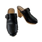 Sam Edelman NEW  Womens Nyla Black Studded Slip On Block Heel Clogs Shoes Size 10 Photo 2