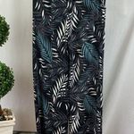 Sandiva Black & Blue Print Lounge Swim Cover Up Pants S Photo 1