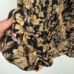 Free People NWT  East To West Smocked Top Off the Shoulder Black Size Medium M Photo 2