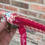 Vera Bradley Floral Coin Purse Pink Multicolor Floral Geometric Small Zippered Photo 1