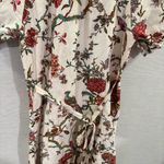 Pilcro Anthropologie x Ruffle-Collar Buttondown Dress Floral Linen Blend Size 2 Photo 8