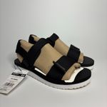 Columbia Women’s Via Sandal in Black/ White Photo 6