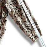 Vtg 90s 80s Vital Zone 100% SILK Hip Hop Bomber all over jacket M Animal Print Black Size M Photo 7