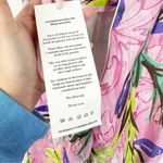 NEW Hope Macaulay Pink Colorful Floral Print Wide Flare Leg Pants Photo 8