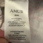 AMUR Alma Embroidered Top‎ Off the Shoulder Boho Organic Cotton Size Small Pink Photo 8