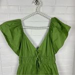 Tuckernuck Moon River Olive V Neck Maxi Dress Size L Green Size L Photo 3