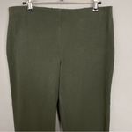 J. Jill Pants‎ Ponte Knit Army Green Cuffed Hem Premium Bistretch Stretch Size 8 Photo 3