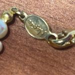 Vintage Faux Pearl Bracelet Napier 3 Strings White Photo 1