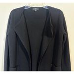 J.Crew  365 Women's Black Juliette Collarless Sweater-blazer Wool Blend Size XS Photo 1